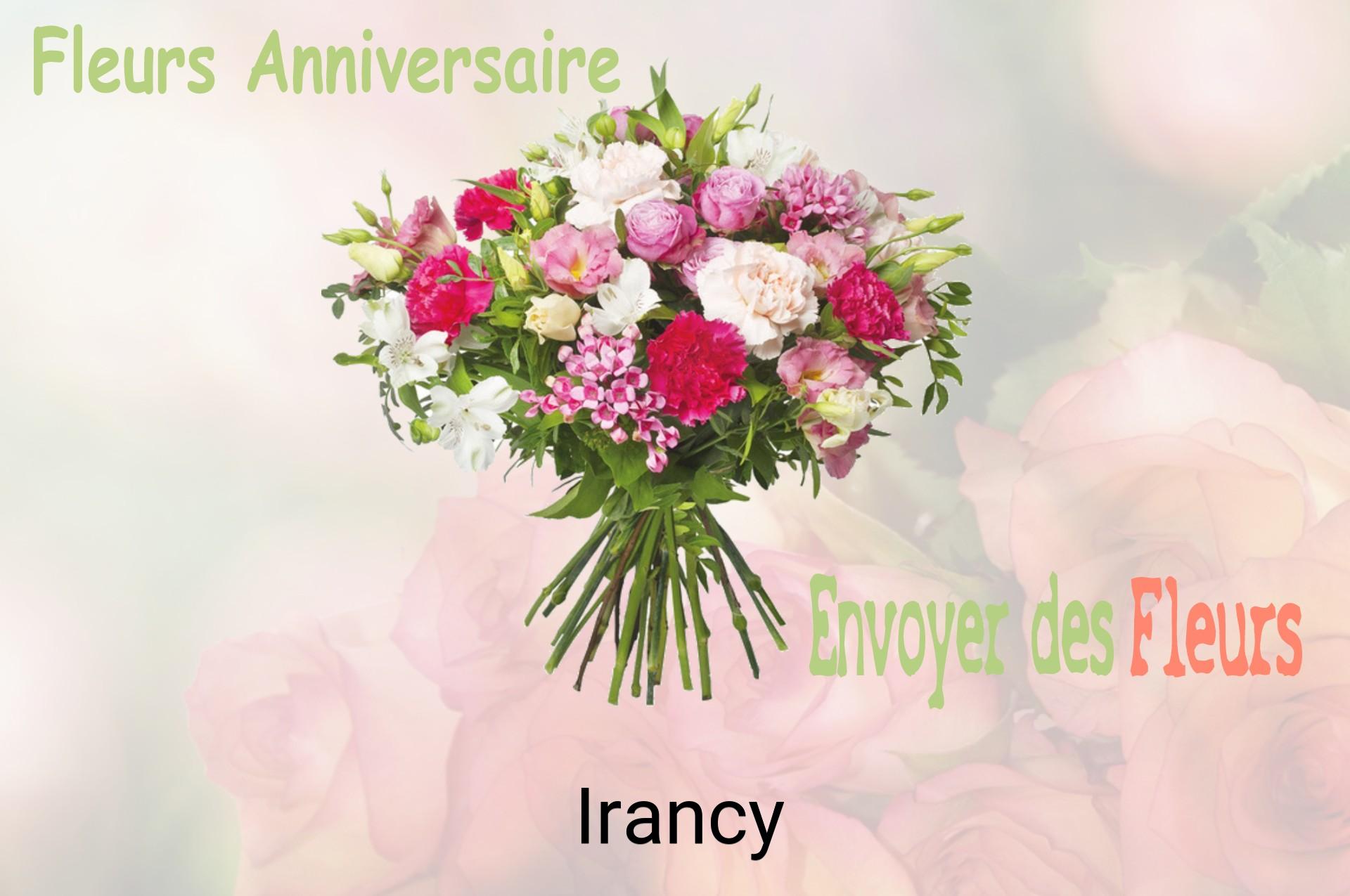Bouquet de fleurs d’anniversaire livré à Irancy