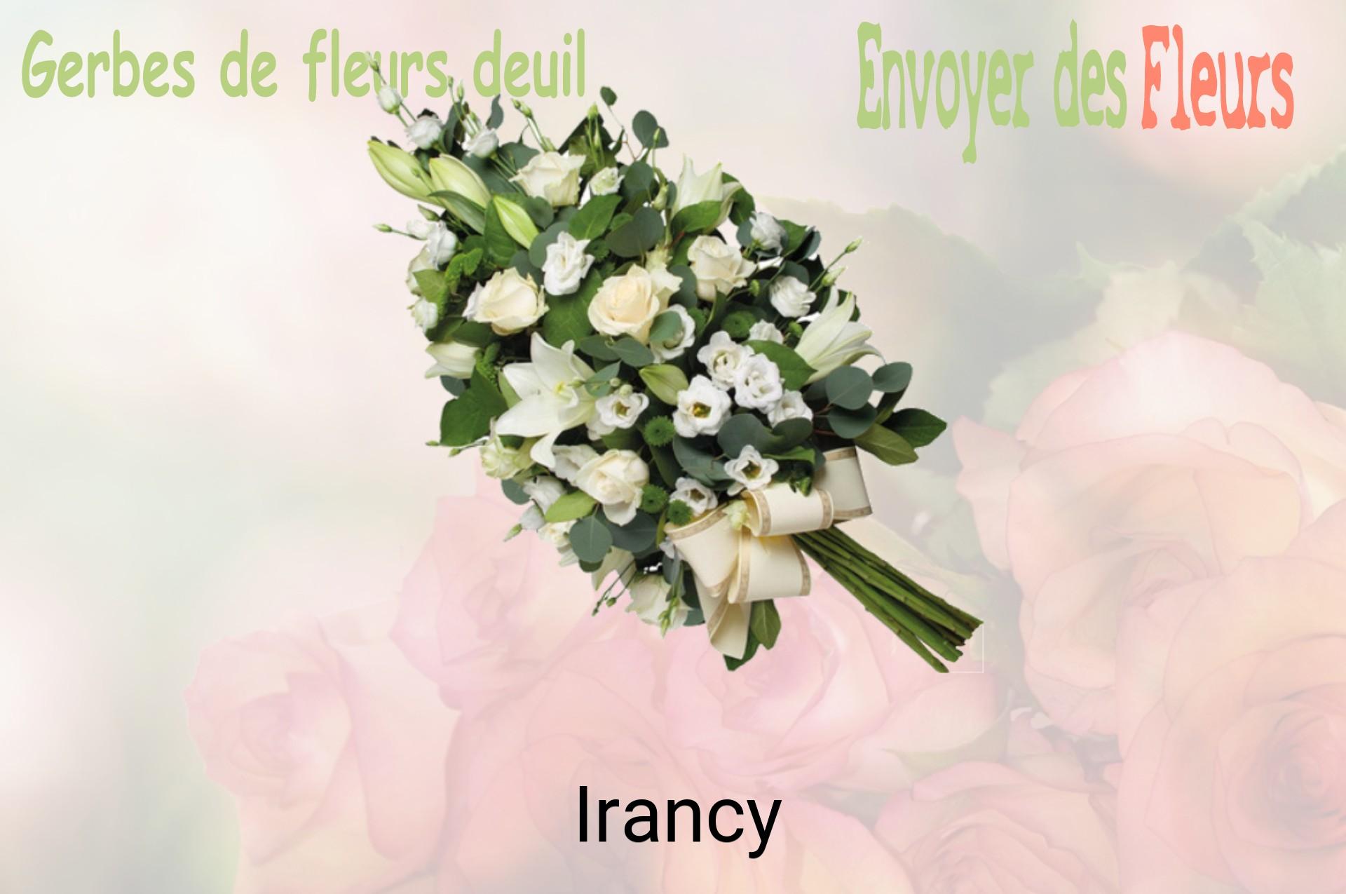 Gerbe de fleurs de deuil livrée à Irancy